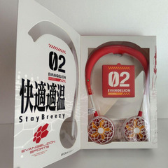 エヴァンゲリオン 2号機　 扇風機 首掛け ダブルファン ハンズフリー WFanの画像