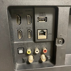 画面損傷 フナイ４３型テレビの画像