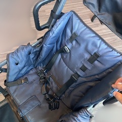 KATOJI ふたりでゴー　リアシート付き　二人乗りベビーカーの画像