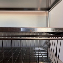 無印良品　ステンレスユニットシェルフの画像