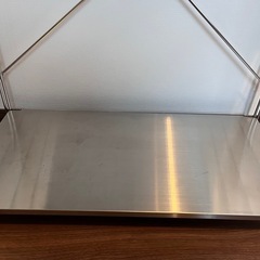 無印良品　ステンレスユニットシェルフの画像