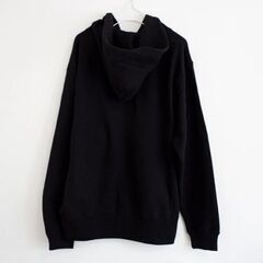 【数回着用】音楽理論系デザインパーカー　ユニセックス　ブラック　XLの画像