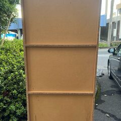 【リサイクルショップどりーむ天保山店】No.4035 三段ボックス 収納 棚 木製の画像