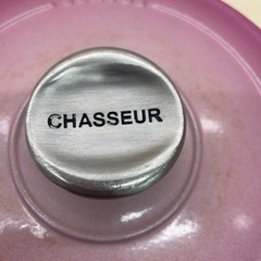 CHASSEUR  シャスール　ローキャセロール　20㎝　両手鍋　鍋  ピンクの画像