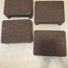 小原産業 プラスチック踏み台 小型タイプ 高さ13cm ブラウン [玄関 踏台 耐荷重100kg] ST-625の画像