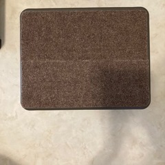 小原産業 プラスチック踏み台 小型タイプ 高さ13cm ブラウン [玄関 踏台 耐荷重100kg] ST-625の画像