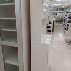 リユースのサカイ栃木店★ジモティ割あり★ 隈木工所 サニタリー収納 ホワイト W52.5×D35×H180 クリーニング済み TC10342の画像