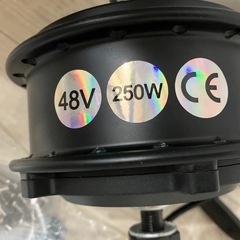 新品未使用　電動アシスト自転車キット　電動自転車キット　26インチ前輪モーター250w48V （アクセル付属）の画像