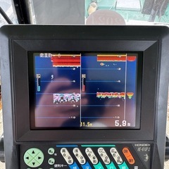 値下げ！早い者勝ち！ホンデックス GPS魚探 HE61-GPⅡの画像
