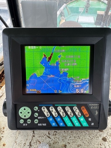 値下げ！早い者勝ち！ホンデックス GPS魚探 HE61-GPⅡ (kzy