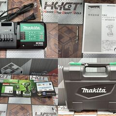 【中古】マキタ MTD001D インパクトドライバ バッテリー+充電器セット makita【ハンズクラフト佐賀】 の画像