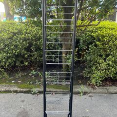 【リサイクルショップどりーむ天保山店】No.4043 スリッパラック 家具 金属製 便利 モノクロの画像