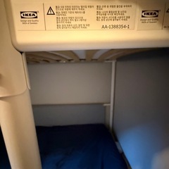 IKEA   ２段ベッド➕ マットレス2つお付けします。の画像