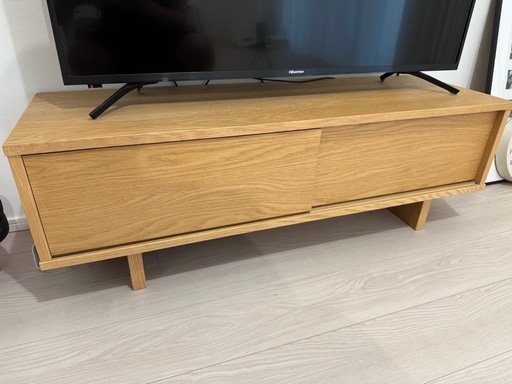 無印良品 (ムジルシリョウヒン) AVラック ナチュラル オーク材 テレビ