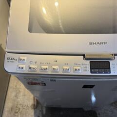 A047★2019年製★シャープ　洗濯機　8KG 熱乾燥付き　ガラストップの画像