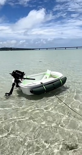 2馬力船外機、ボートセットで16万