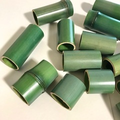 【新品】 竹 青竹 竹筒 和飾り インテリア  ハンドメイド 造花
の画像