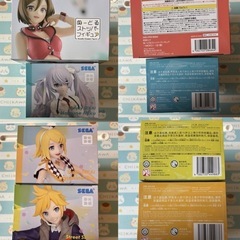 プロジェクトセカイ　　初音ミク　鏡音レン　鏡音リン+MEIKOフィギュアの画像