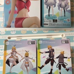 プロジェクトセカイ　　初音ミク　鏡音レン　鏡音リン+MEIKOフィギュアの画像