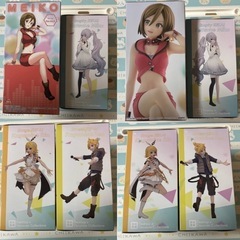 プロジェクトセカイ　　初音ミク　鏡音レン　鏡音リン+MEIKOフィギュアの画像
