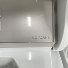 【ジャングルジャングル滋賀草津店】ジモティ来店特価‼ 洗濯機 パナソニック NA-FA8H1 2022 J-250895の画像