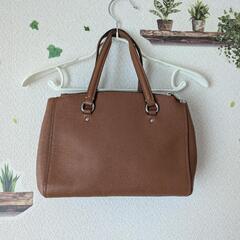 COACH  2wayハンドバッグ　ショルダーバッグ　レザー　不織布袋＆コ―チの布製保存袋付きの画像