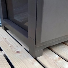 3段収納ケース　ブラウンの画像