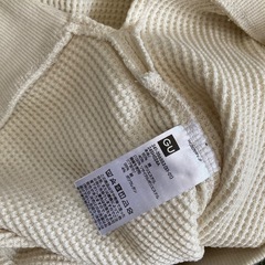 ［美品］GU ワッフルプルオーバー　XLの画像