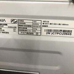 【ジャングルジャングル石津店】アクア AQUA 洗濯機 AQW-S5P 2023年製 5kg 新生活 堺市 堺区 西区 石津の画像