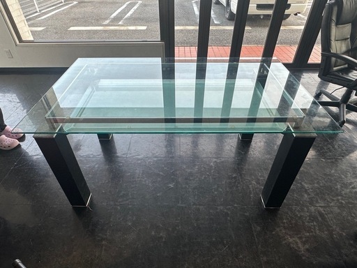 ダイニングガラステーブル 椅子4脚セット