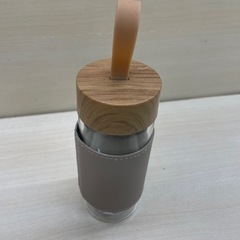 トヨタ　 ロゴ　ウッド耐熱ガラスボトル250mlの画像