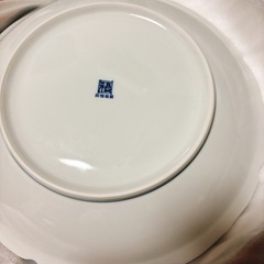 たこ唐草　輪花大皿の画像
