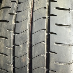 夏タイヤ215/60R16バリ目2024年製造アルミホイール付4本セットの画像