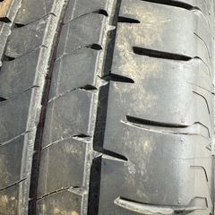 夏タイヤ215/60R16バリ目2024年製造アルミホイール付4本セットの画像