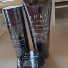①新品未開封！3点セット THEU 薬用 メンズ ニキビケア ローション 洗顔の画像