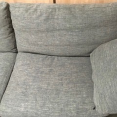 カウチソファ オットマン付きの画像