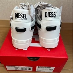 新品未使用！24cmDIESEL バルカナイズドスニーカー ブラック/ホワイトの画像