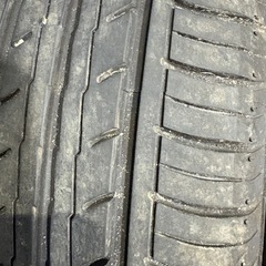 夏タイヤ165/55R15 バリ目アルミホイール付4本セットの画像