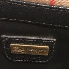 BURBERRYS バーバリー セカンドバッグ ハンドバッグ クラッチバッグ 黒の画像