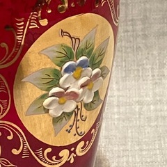 ベネチアンガラス　花瓶の画像