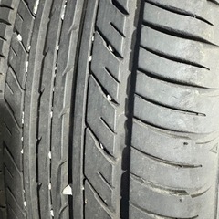 夏タイヤ155/65R13バリ目アルミホイール付4本セット
の画像