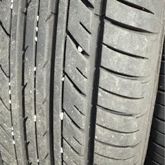 夏タイヤ155/65R13バリ目アルミホイール付4本セット
の画像