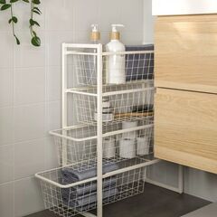 IKEA JONAXEL 収納コンビネーション, ホワイト, 25x51x70 cmの画像