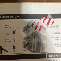 Wi-Fiルーター 11ac 1300+450Mbps AirStationの画像