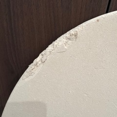 【格安】日本製珪藻土バスマット 白 58×44cm（中古・凹みあり）の画像