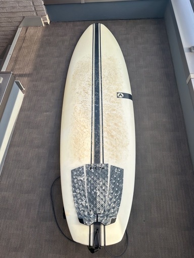 AGENCY サーフボード　リーシュ、フィン、ボードカバー付き