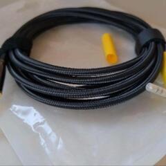 新品未使用！オーディオケーブル 3.5mm L字 3ｍの画像
