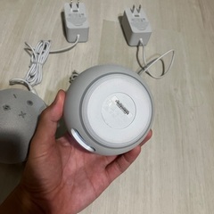 Echo Dot (エコードット) 第4世代 - スマートスピーカー with Alexa、グレーシャーホワイト　2つセットの画像