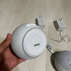 Echo Dot (エコードット) 第4世代 - スマートスピーカー with Alexa、グレーシャーホワイト　2つセットの画像
