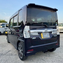 【支払総額27.8万円】社外マフラーLA600タントカスタムRSターボ車検令和9年10月機関良好 エアコンバッチリ 修復歴無し 両側パワスラ フルセグTV 外観良好！の画像